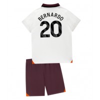 Manchester City Bernardo Silva #20 Replika babykläder Bortaställ Barn 2023-24 Kortärmad (+ korta byxor)